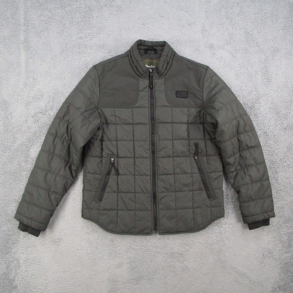 Howler Bros Merlin Jacket Mens Small Gray Primaloft Insulated Quilted Puffer